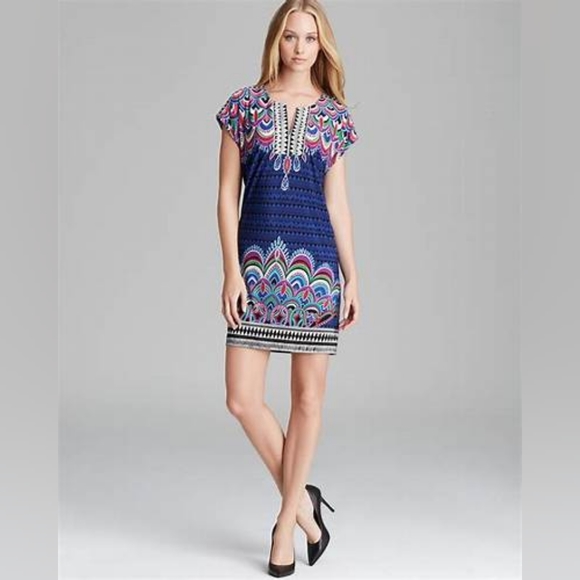 Laundry by Shelli Segal Jersey Print Dress - Picture 2 of 9